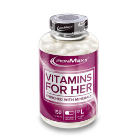 Мултивитамини за жени IRONMAXX VITAMINS FOR HER, 150 капс. width=