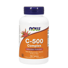 Витамин C-500 /Rose Hips/ NOW, 100 табл.