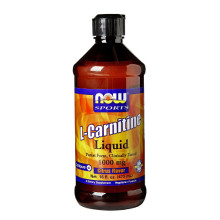 Фет бърнър NOW L-Carnitine Liquid /Citrus/ 1000мг., 473мл.