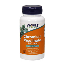 Хром пиколинат  NOW Chromium Picolinate, 200мг., 100 капс.