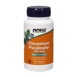 Хром пиколинат  NOW Chromium Picolinate, 200мг., 100 капс. width=