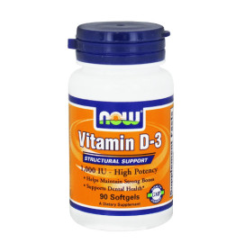 Витамин D-3 1000 IU NOW, 90 капс. width=