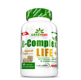 Витамини B-Комплекс AMIX LIFE+, 60 капс. width=