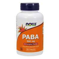 Витамини В-комплекс NOW PABA 500мг., 100 капс.