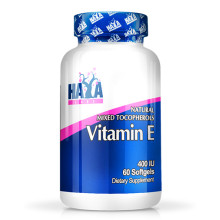 Витамин E HAYA LABS Mixed Tocopherols 400 IU, 60 капс.