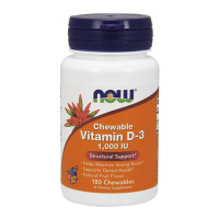 Витамин D-3 NOW / 1000 IU /, 180 гел капсули