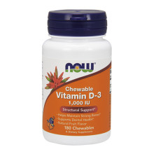 Витамин D-3 NOW / 1000 IU /, 180 гел капсули