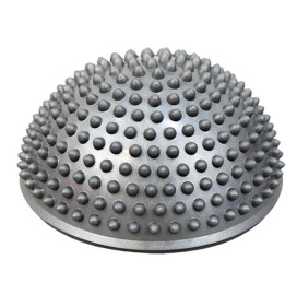 Топка масажна, полусферична, сива width=