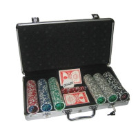 Комплект за покер MASTER 300 в метален куфар