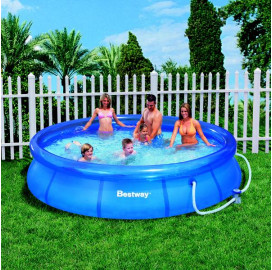 Надуваем басейн  BESTWAY Fast, 366 x 76 см, комлект с филтър width=
