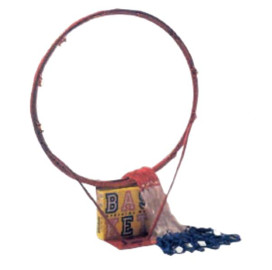 Баскетболен кош с мрежа SPARTAN, ринг, 10мм width=