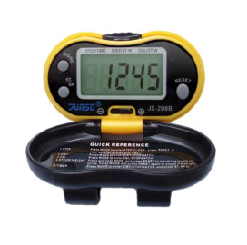 Педометър/Крачкомер Junso JS-208B, с термометър width=