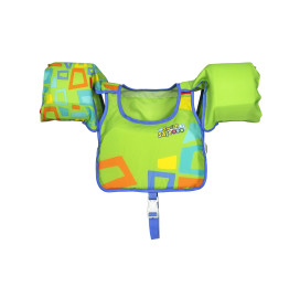 Жилетка за плуване BESTWAY Aquastar Swim Pal, детска, зелена width=