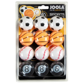 Топчета за тенис на маса JOOLA Balset Sport BL, 12 бр. width=