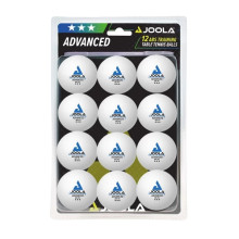 Топчета за тенис на маса JOOLA Advanced Training *** 12 бр, бели