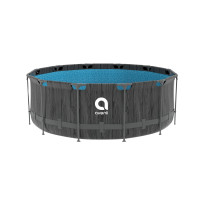 Басейн AVENLI Steel Super Black Wood 366 x 122 см