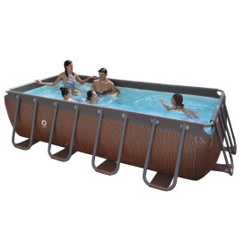 Басейн JILONG Passaat Rattan 400x200x99cм, с филтрация width=