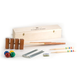 Крокет LUCIO LONDERO Professional в дървена кутия, за 4 играчи width=