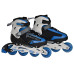 Ролери + Кънки за лед MASTER Maple 2in1, L (38-41), сини width=
