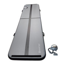 Постелка MASTER 400x100x10см, сиво-черна, надуваема