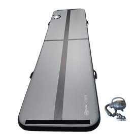 Постелка MASTER 400x100x10см, сиво-черна, надуваема width=