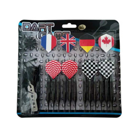 Стрелички MASTER Black Plated Brass, 12 бр, 18г width=