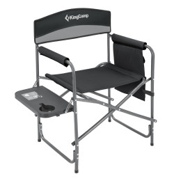 Стол за къмпинг  KING CAMP ASH B10, сгъваем, черно-сив