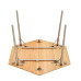 Маса KING CAMP Bamboo Color за къмпинг, шестоъгълна width=