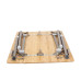 Маса KING CAMP Bamboo 65 х 50 см, за къмпинг width=