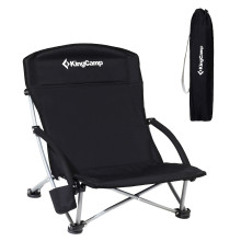 Стол за къмпинг KING CAMP Deluxe, сгъваем, черен