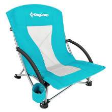 Стол за къмпинг KING CAMP Deluxe, сгъваем, светло син