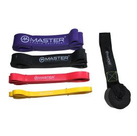 Ластици за тренировка MASTER Latex Power Bands, 2–55 кг width=