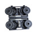 Комплект дъмбели в куфар MASTER 2 x 10 кг width=