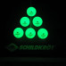 Топчета за тенис на маса SCHILDKROT Glow in the Dark, 6бр, флуоресцентни width=