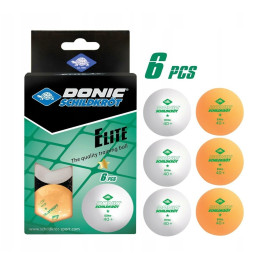Топчета за тенис на маса DONIC-SCHILDKROT Elite TT-Ball, 6бр. width=