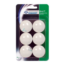 Топчета  за тенис на маса  DONIC-SCHILDKROT Elite * , 6 бр, бели