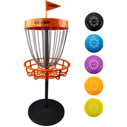 Градинска игра SCHILDKROT Mini Discgolf 