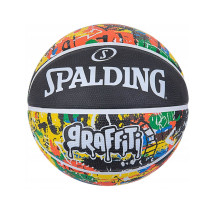 Баскетболна топка SPALDING Rainbow Graffiti, размер 5