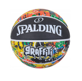 Баскетболна топка SPALDING Rainbow Graffiti, размер 5 width=