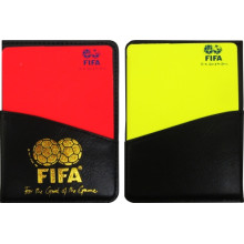 Картони съдийски с тефтерче на FIFA