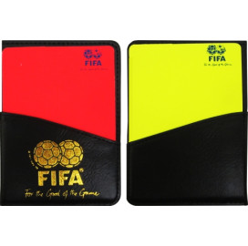 Картони съдийски с тефтерче на FIFA width=