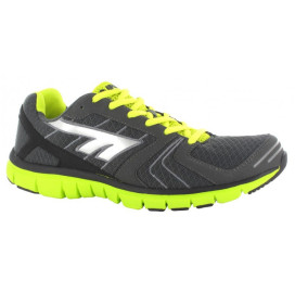 Мъжки спортни маратонки Hi-tec Haraka Dark Grey & Volt Lime Green width=