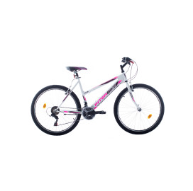 Велосипед Bikesport ADVENTURE LADY 26'', 480мм, бяло-розов width=