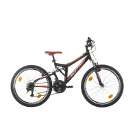 Велосипед Bikesport PARALAX 24'', 380мм, черен