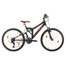 Велосипед Bikesport PARALAX 24'', 381мм, черен