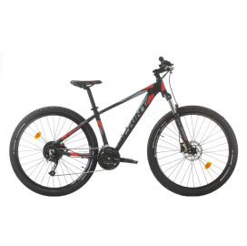 Велосипед SPRINT MAVERICK PRO 27.5", 440 мм, черно-червен width=