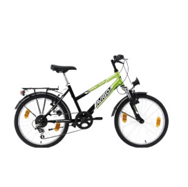 Велосипед Bikesport AVIGO PARK' N RIDE GIRL 20", черно-зелено width=