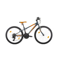 Велосипед Bikesport Rocky 24", 340мм, сиво-оранжева