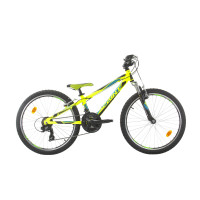 Велосипед SPRINT HAT TRICK 24", 280 мм,  електриково зелен