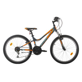 Велосипед Interbike Everest 24", 320мм, тъмно синьо-сив width=